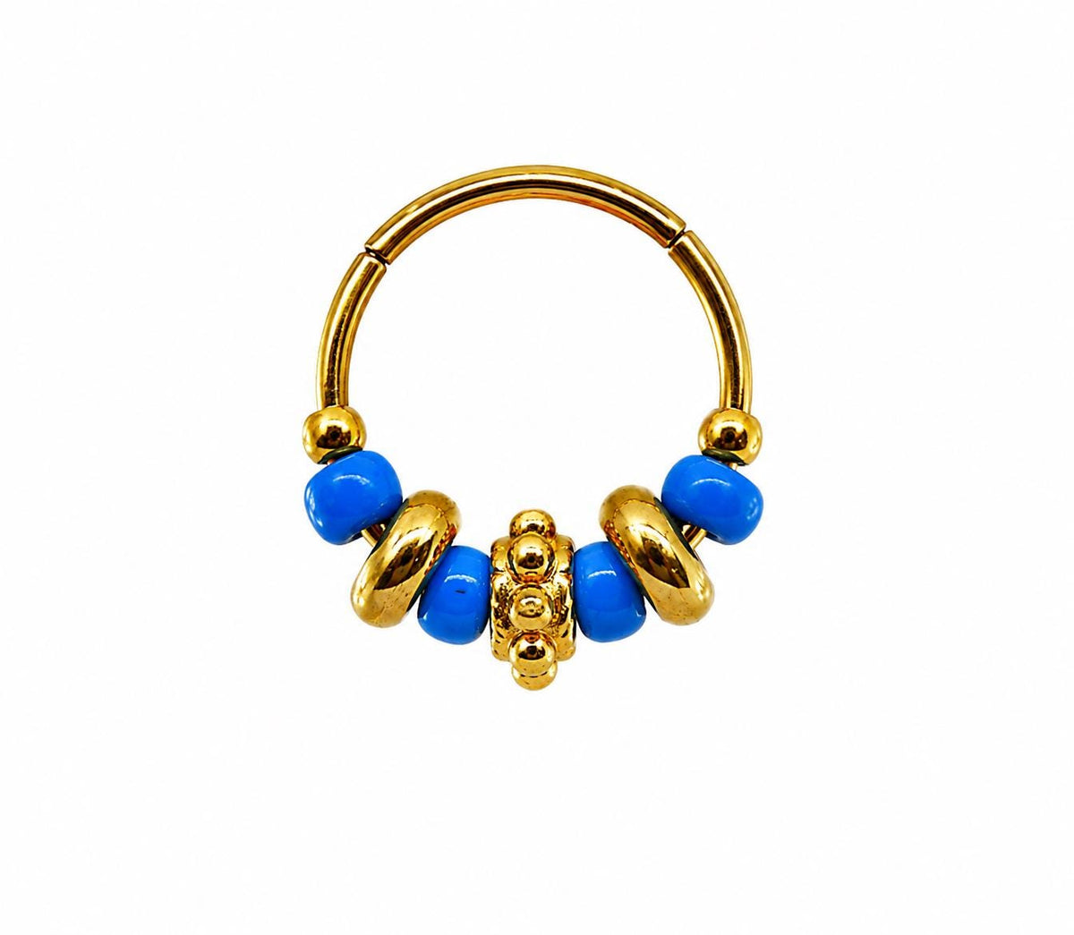 Mini-créoles "Douceur" : perles colorées & détails dorés | Alma Rosa